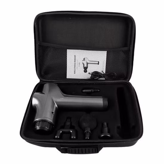 Vibrazione portatile Terapia sportiva Corpo Schiena Collo Braccio Massaggiatore per cosce Braccio rotante a percussione 6 Fascia per la testa Tessuto profondo Messaggio muscolare Pistola per massaggio