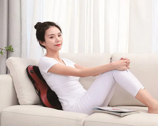 Classico vendita calda di lusso impastare Shiatsu terapia del calore a infrarossi seggiolino per auto supporto lombare portatile cuscino per massaggio a farfalla